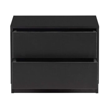 Čierny modulárny TV stolík z borovicového dreva 50x40 cm Finca – WOOOD – Obrázok 3