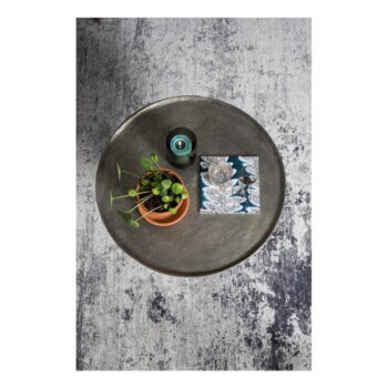 Kovový odkladací stolík v striebornej farbe Dutchbone Brute, ⌀ 63 cm – Obrázok 6