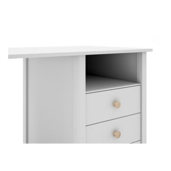 Detský písací stôl z borovicového dreva 54x120 cm Max - Marckeric – Obrázok 10