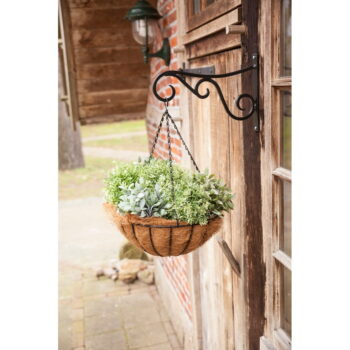Kovový závesný a nástenný  kvetináč ø 36 cm – Esschert Design - Image 4