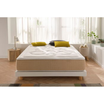 Tvrdý/stredne tvrdý pružinový obojstranný termoregulačný matrac 140x190 cm Hexaflex Bagged Springs Gel – Moonia – Obrázok 6