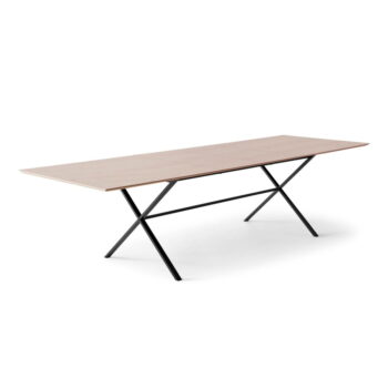 Rozkladací jedálenský stôl s doskou v dubovom dekore v prírodnej farbe 90x165 cm Meza – Hammel Furniture - Image 2