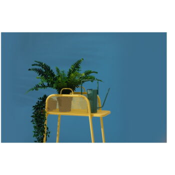 Modrá kovová polica na balkón Garden Pleasure MWH, výška 105,5 cm - Image 3