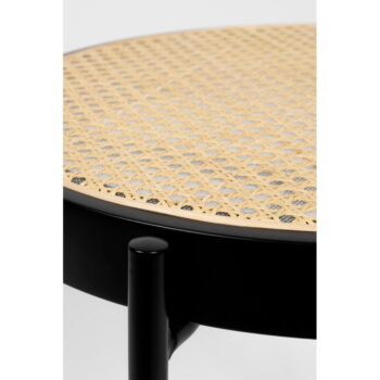 Ratanový okrúhly odkladací stolík ø 50 cm Spike - Zuiver – Obrázok 5