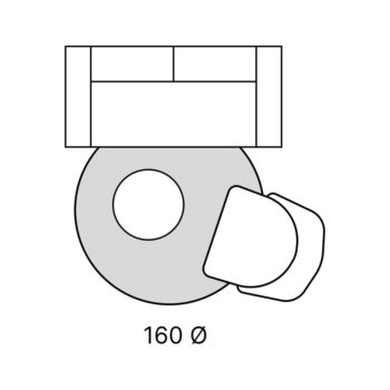 Ružový prateľný okrúhly koberec ø 160 cm Sky – Ayyildiz Carpets – Obrázok 7