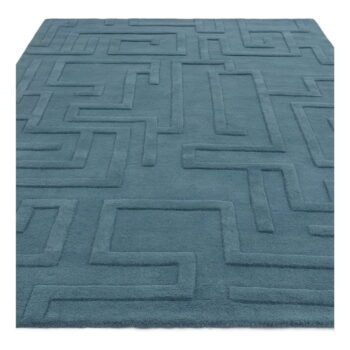 Modrý vlnený koberec 160x230 cm Maze – Asiatic Carpets - Image 4