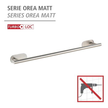 Samodržiaci držiak na uteráky z nehrdzavejúcej ocele v matne striebornej farbe Orea Uno – Wenko - Image 7