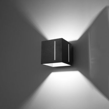 Čierne nástenné svietidlo Pax – Nice Lamps - Image 3