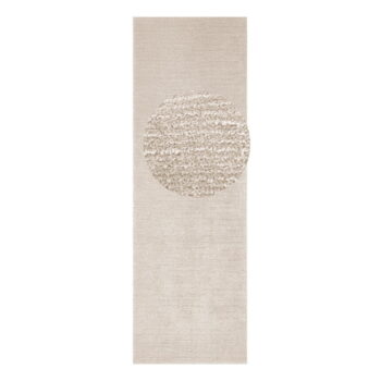 Béžový behúň Mint Rugs Supersoft, 80 x 250 cm