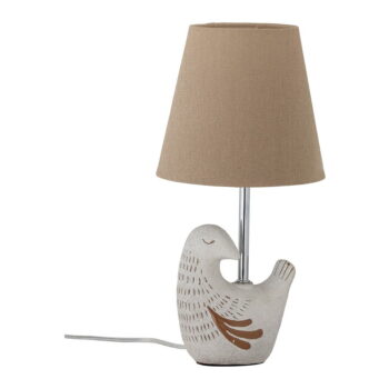 Béžová stolová lampa s textilným tienidlom (výška 40 cm) Kylie – Bloomingville