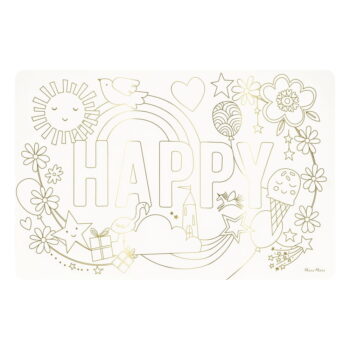 Papierové prestieranie v súprave 8 ks 28x42.5 cm Happy Icons – Meri Meri - Image 2