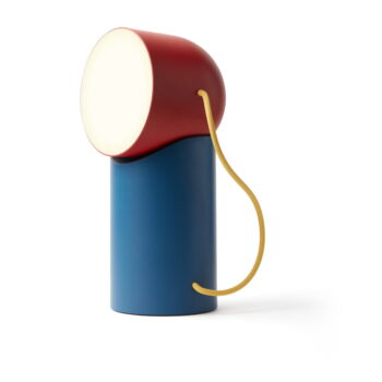 Červeno-modrá LED stolná lampa (výška 14 cm) Orbe – Lexon – Obrázok 10