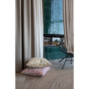 Záclona v zlatej farbe 140x260 cm Lava - Mendola Fabrics - Image 6
