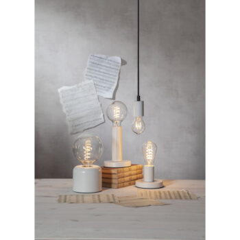 Biela lampová noha 10 cm Glans – Star Trading - Image 6