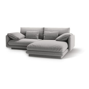 Svetlosivá rohová pohovka (pravý roh) Torino – Micadoni Home - Image 2