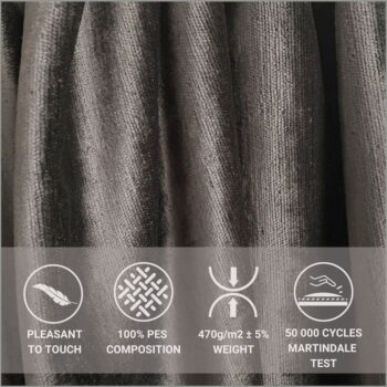 Tmavosivá boxspring posteľ s úložným priestorom 180x200 cm Voyage – Maison de Rêve - Image 4