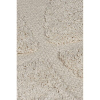 Krémový ručne tkaný bavlnený koberec 120x170 cm Ada Arch Geo – Flair Rugs - Image 3