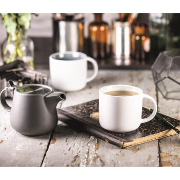 Tmavosivá porcelánová čajová kanvica so sitkom Maxwell & Williams Tint, 600 ml - Image 3