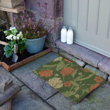 Rohožka z kokosového vlákna 40x60 cm William Morris Rose – Artsy Doormats - Image 7