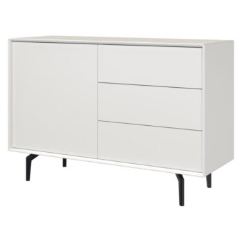 Biela nízka závesná komoda 113x61 cm Wall – Tenzo - Image 7