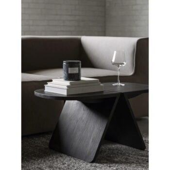 Čierny konferenčný stolík z dubového dreva 43x80 cm Avio – Blomus – Obrázok 5