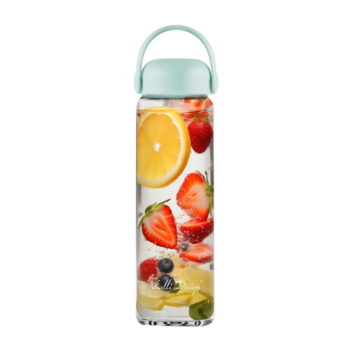 Sklenená fľaša v mentolovej farbe 540 ml Fuori – Vialli Design - Image 5