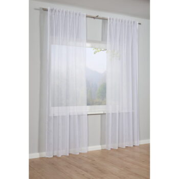 Biela záclona 245x140 cm Grafik - Gardinia – Obrázok 2