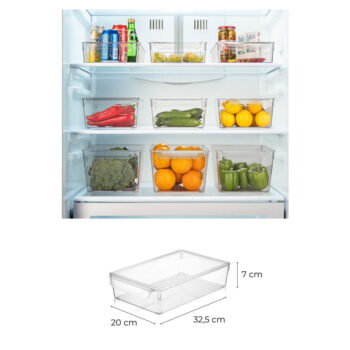 Plastový organizér do chladničky 3 ks - Hermia – Obrázok 3