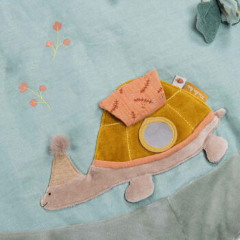 Svetlozelená detská hracia podložka Trois Petits Lapins – Moulin Roty - Image 7