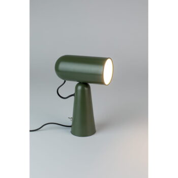 Zelená stolová lampa White Label Vesper - Image 2