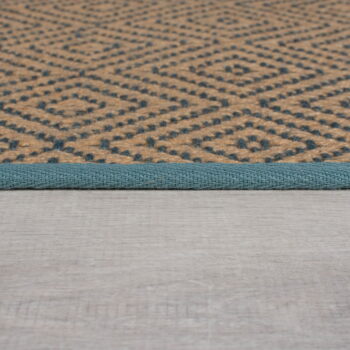 Jutový koberec v modro-prírodnej farbe 160x230 cm Diamond – Flair Rugs - Image 5