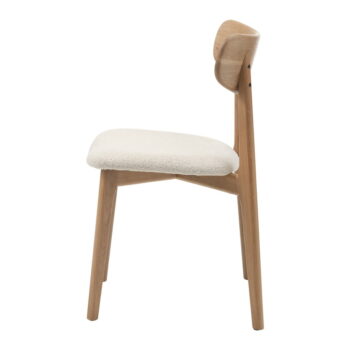 Krémovobiela/v prírodnej farbe jedálenská stolička Elim – Unique Furniture - Image 3