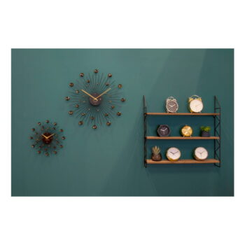 Hodiny v čiernej farbe Karlsson Sunburst, ø 50 cm – Obrázok 3