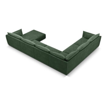 Tmavozelená rohová pohovka (ľavý roh) Vanda - Mazzini Sofas - Image 3