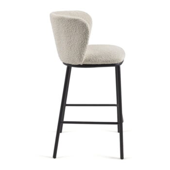 Biela barová stolička (výška sedadla 65 cm) Ciselia – Kave Home - Image 5