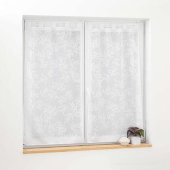 Biele voálové záclony v súprave 2 ks 60x120 cm Karla – douceur d'intérieur - Image 3