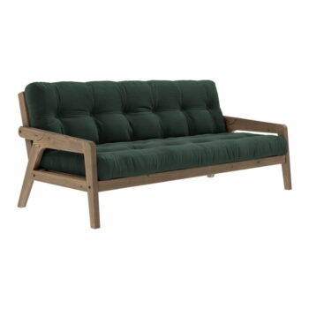 Zelená menčestrová rozkladacia pohovka 204 cm Grab - Karup Design - Image 5