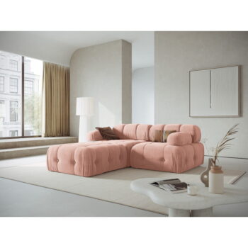 Svetloružová rohová pohovka Ferento – Cosmopolitan Design - Image 4