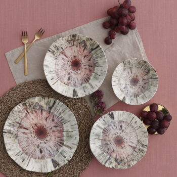 24-dielna súprava porcelánového riadu Güral Porselen Blossom - Image 11