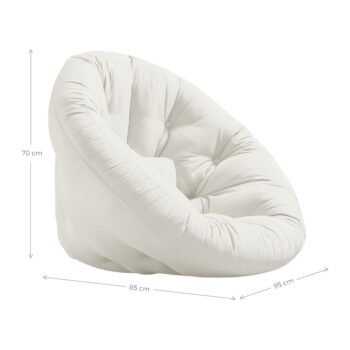 Rozkladacie kresielko Karup Design Nido Beige - Image 8
