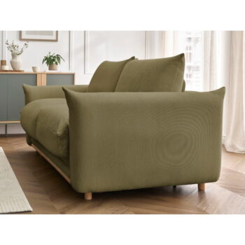 Zelená rozkladacia pohovka 214 cm Ernest – Bobochic Paris – Obrázok 5