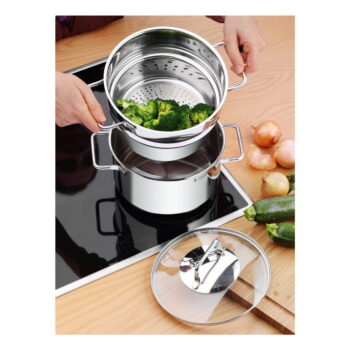 Antikoro hrniec na cestoviny s pokrievkou WMF Cromargan® Mini, ⌀ 18 cm - Image 3