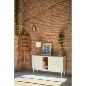 Krémovobiela komoda Teulat Corvo, 76 x 140 cm – Obrázok 6