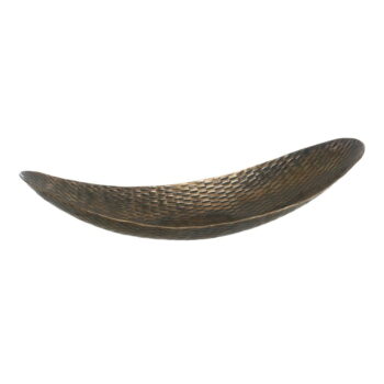 Kovová dekoratívna tácka 48x16 cm Bronze – Ixia
