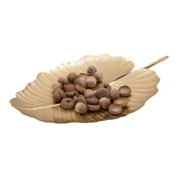 Dekorácia v zlatej farbe Mauro Ferretti Leaf, 35,5 × 23 cm - Image 9