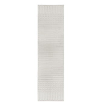 Biely umývateľný behúň zo ženilky 60x240 cm Elton – Flair Rugs – Obrázok 2