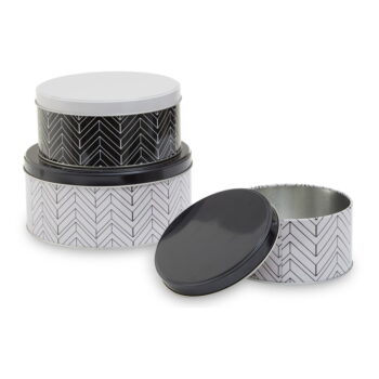 Kovové dózy v súprave 3 ks na potraviny Urban – Premier Housewares - Image 4
