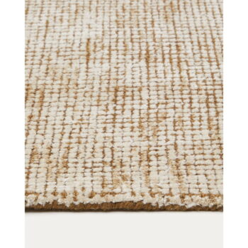 Béžový ručne tkaný koberec s prímesou bambusu 200x300 cm Susi – Kave Home - Image 5