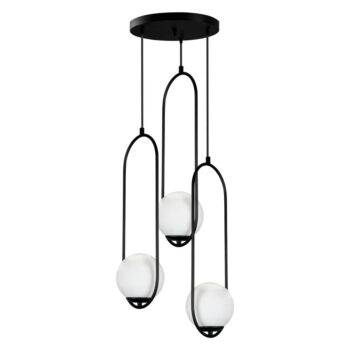 Čierne závesné svietidlo Squid Lighting Arch, výška 146 cm - Image 3