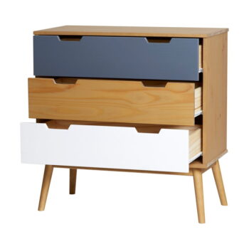 Komoda z masívneho borovicového dreva Marckeric Cusco, šírka 80 cm - Image 8